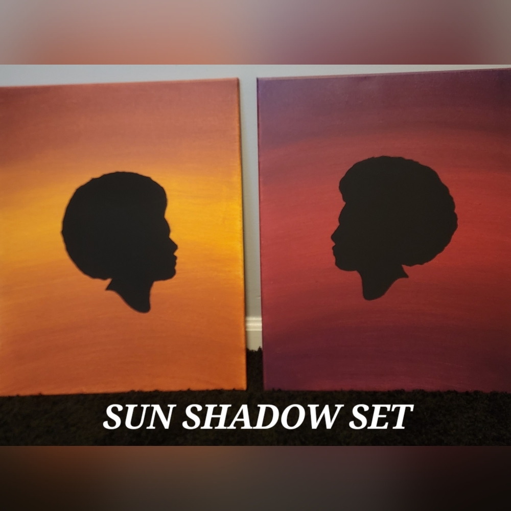 Sunshadow Hand Painted Canvas Set